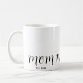Moeder Opgericht Nieuwe Moeder Cadeau Koffiemok (Links)