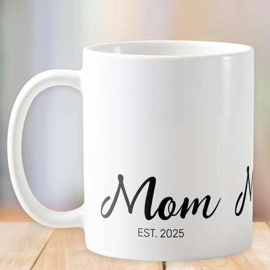 Moeder Opgericht Nieuwe Moeder Cadeau Koffiemok