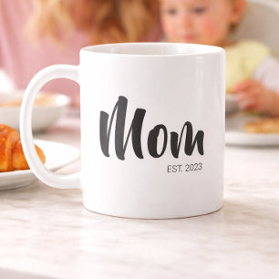 Moeder Opgericht Nieuwe Moeder Cadeau Koffiemok