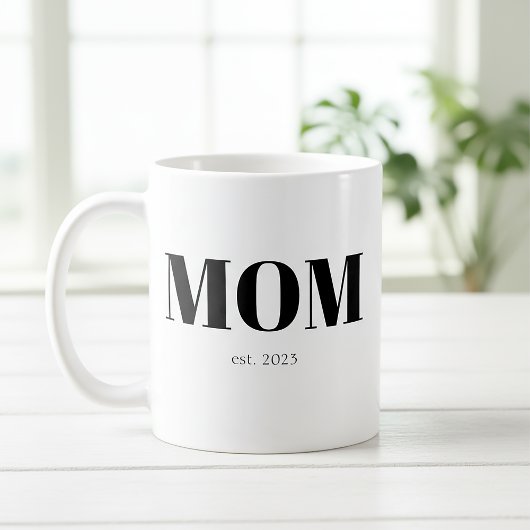 Moeder Opgericht Nieuwe Moeder Cadeau Koffiemok
