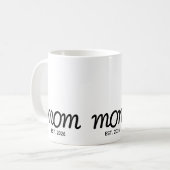 Moeder Opgericht Nieuwe Moeder Cadeau Koffiemok (Voorkant links)