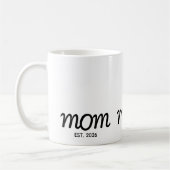 Moeder Opgericht Nieuwe Moeder Cadeau Koffiemok (Links)
