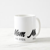 Moeder Opgericht Nieuwe Moeder Cadeau Koffiemok (Voorkant rechts)