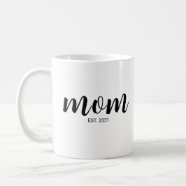 Moeder Opgericht Nieuwe Moeder Cadeau Koffiemok