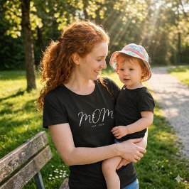 Moeder Opgericht Nieuwe Moeder Cadeau T-shirt