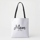 Moeder Opgericht Nieuwe Moeder Cadeau Tote Bag (Voorkant)