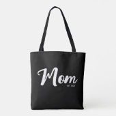 Moeder Opgericht Nieuwe Moeder Cadeau Tote Bag (Achterkant)