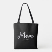 Moeder Opgericht Nieuwe Moeder Cadeau Tote Bag (Achterkant)