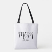 Moeder Opgericht Nieuwe Moeder Cadeau Tote Bag (Achterkant)