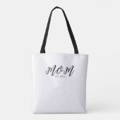 Moeder Opgericht Nieuwe Moeder Cadeau Tote Bag (Achterkant)