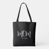 Moeder Opgericht Nieuwe Moeder Cadeau Tote Bag (Achterkant)