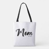 Moeder Opgericht Nieuwe Moeder Cadeau Tote Bag (Achterkant)
