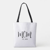 Moeder Opgericht Nieuwe Moeder Cadeau Tote Bag (Achterkant)