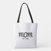 Moeder Opgericht Nieuwe Moeder Cadeau Tote Bag (Achterkant)