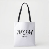Moeder Opgericht Nieuwe Moeder Cadeau Tote Bag (Voorkant)