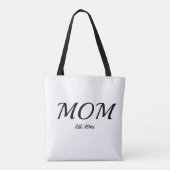 Moeder Opgericht Nieuwe Moeder Cadeau Tote Bag (Achterkant)