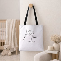Moeder Opgericht Nieuwe Moeder Cadeau Tote Tas