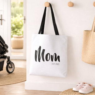 Moeder Opgericht Nieuwe Moeder Cadeau Tote Tas