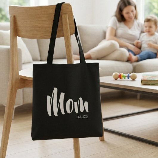 Moeder Opgericht Nieuwe Moeder Cadeau Tote Tas