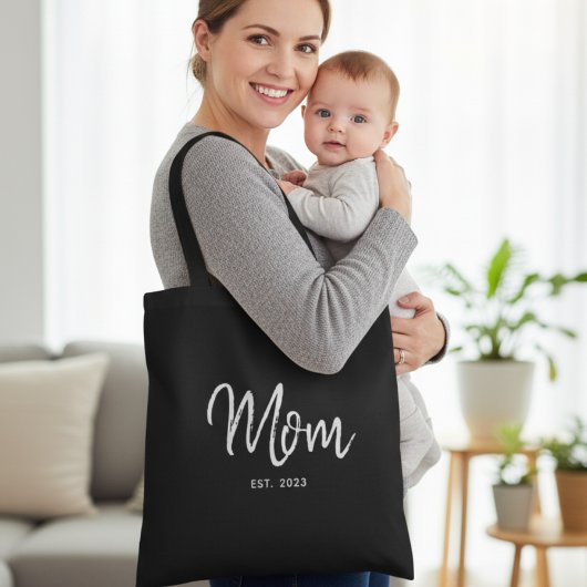 Moeder Opgericht Nieuwe Moeder Cadeau Tote Tas