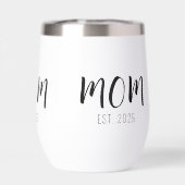 Moeder Opgericht Nieuwe Moeder Geschenk Geïsoleerd (Achterkant)