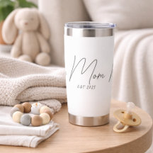 Moeder Opgericht Nieuwe Moeder Geschenk Geïsoleerd