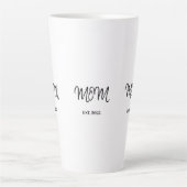 Moeder Opgericht Nieuwe Moeder Geschenk Tweekleuri Latte Mok (Voorkant)