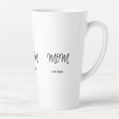 Moeder Opgericht Nieuwe Moeder Geschenk Tweekleuri Latte Mok (Rechts)