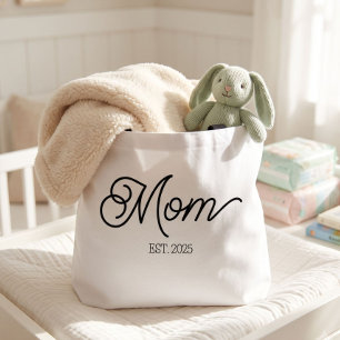 Moeder Opgericht Nieuwe Moeder Minimalistische Cad Tote Bag