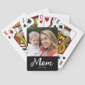 Moeder Opgericht Schrift  Zwart Fotokoffer Case-Ma Pokerkaarten (Achterkant)