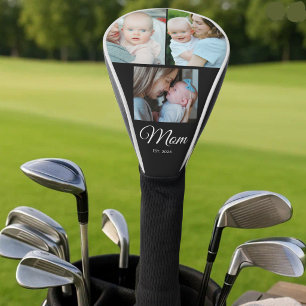 *Moeder Opgericht Script Zwart 3 Foto Cadeau Pickleball Paddle
