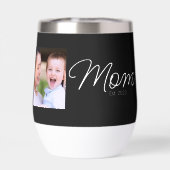 Moeder Opgericht Script Zwart Foto (Achterkant)