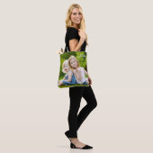 Moeder Opgericht Script Zwart Foto Tote Bag (Op model)