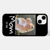 Moeder Opgericht Script Zwarte Foto Case-Mate iPhone Case (Achterkant (horizontaal))