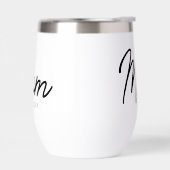 Moeder Opgericht Zwart Schrift Minimaal Elegant (Links)
