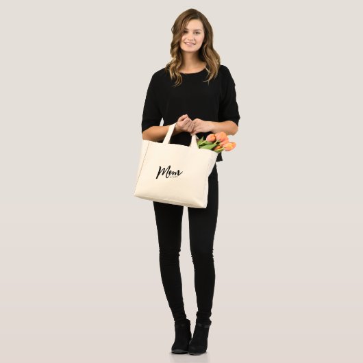 Moeder Opgericht Zwarte Schrift Mini Tote Bag (Voorkant (model))