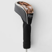 Moeder Opgerichte datum Modern Schrift Foto Stijlv Golfheadcover (Schuin)
