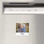 Moeder Opgerichte Foto Script Modern Uniek Cadeau Magneet (Insitu (Vaatwasser))