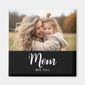 Moeder Opgerichte Foto Script Moederdag Cadeau Magneet (Voorkant)