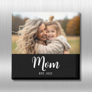 Moeder Opgerichte Foto Script Moederdag Cadeau Magneet