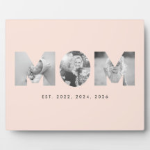 Moeder Opgerichte Pastel Perzik Minimalistische 3 