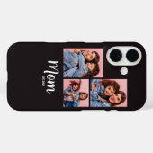 Moeder Opgerichte Schrift Zwart 3 Foto Case-Mate iPhone Case (Achterkant (horizontaal))
