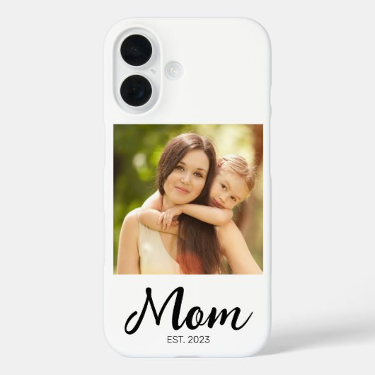 Moeder Opgerichte Script Foto Case-Mate iPhone Case (Achterkant)