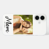 Moeder Opgerichte Script Foto  Case-Mate iPhone Case (Achterkant (horizontaal))
