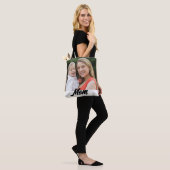 Moeder Opgerichte Script Witte Foto Tote Bag (Op model)