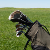 Moeder Opgerichte Script Zwarte Foto  Golfheadcover (Insitu)