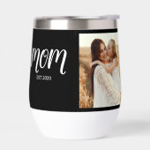Moeder Opricht Zwart Script Foto (Links)