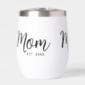 Moeder Oprichtingsdatum Nieuwe Moeder Cadeau Zwart (Voorkant)