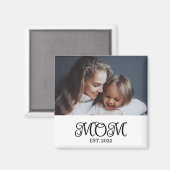 Moeder Oprichtingsfoto Moederdag Cadeau Magneet (Voorkant / Achterkant)