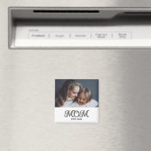 Moeder Oprichtingsfoto Moederdag Cadeau Magneet (Insitu (Vaatwasser))